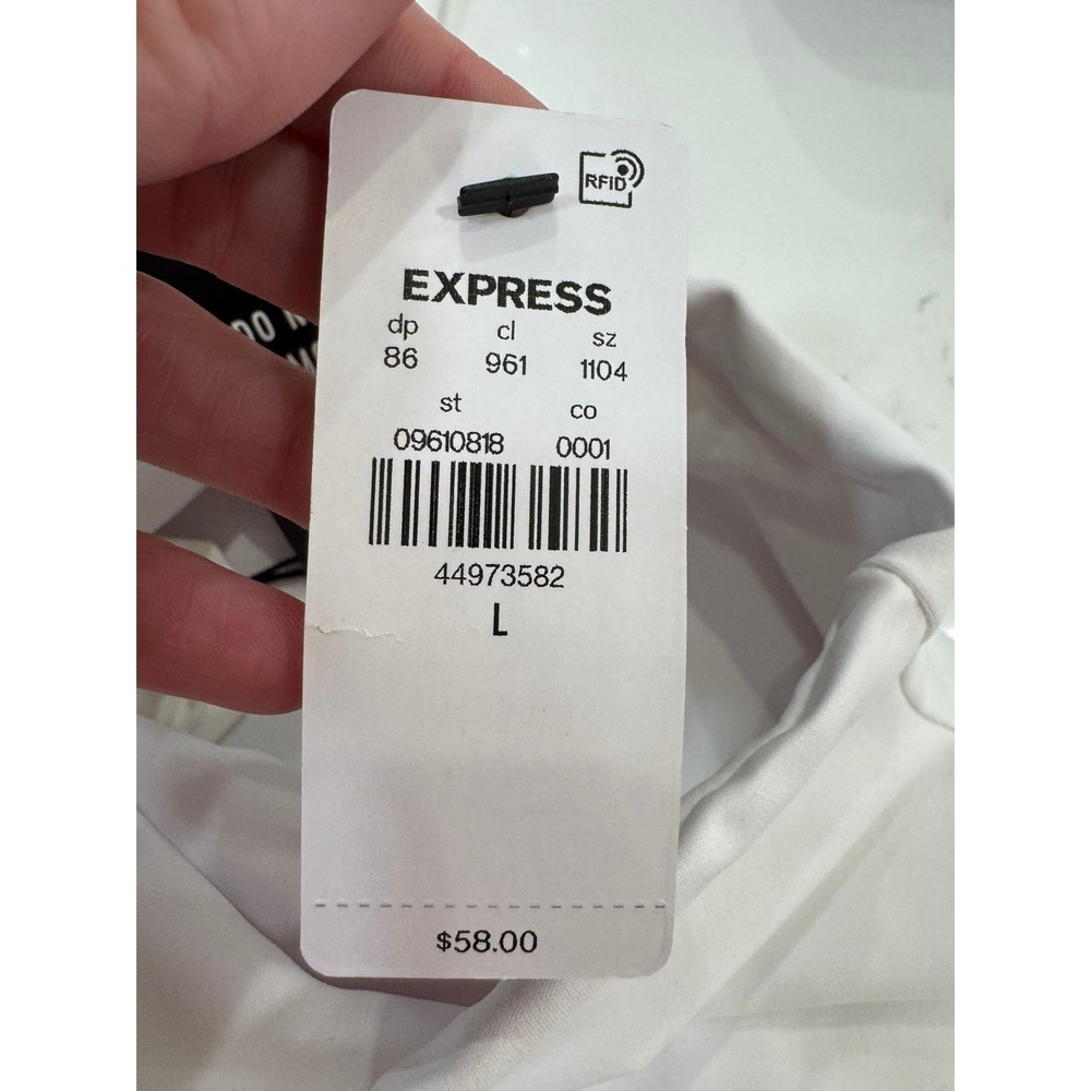 Express Body Contour High Compression Long sleeve size large - Picture 5 of 7